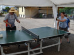 Station-Tischtennis