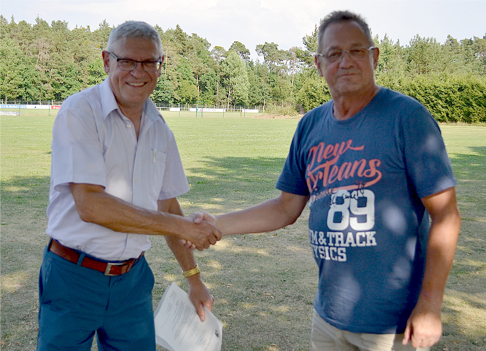 Neuer Platzwart Hans-Peter Bethge