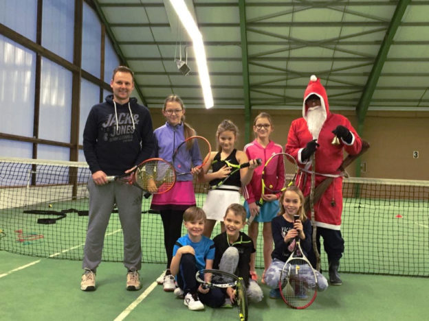 Weihnachtsgrüße Tennis Kids