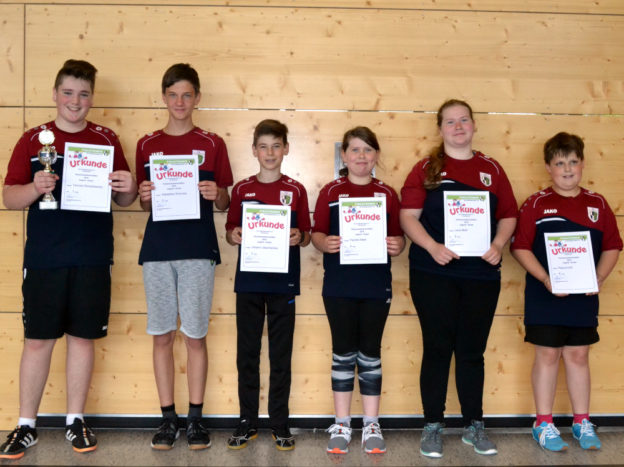 Tischtennis Vereinsmeisterschaft der Jugend 2019