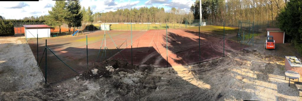 1. Sonderarbeitsdienst - Neubau Tennisplätze