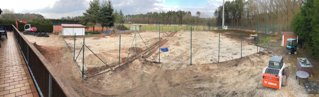 Neubau Tennisplätze