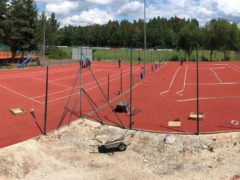 Neubau Tennisplätze