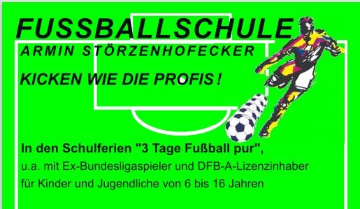 Sommerferien – Fussballschule in Großhabersdorf