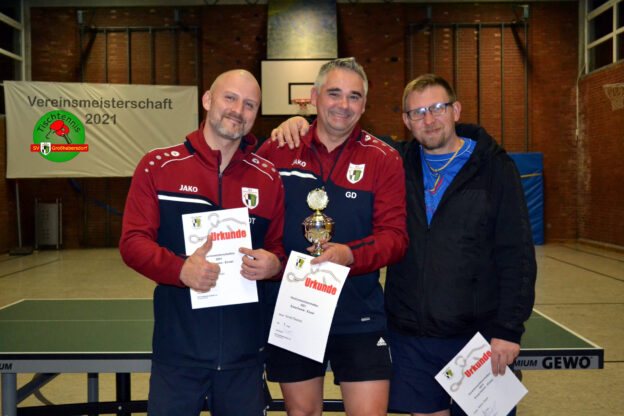 Tischtennis Vereinsmeister 2021
