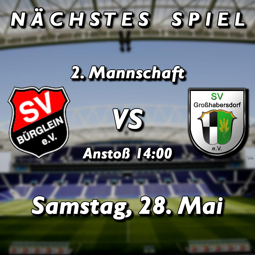 [Fußball] 2. Mannschaft vs. SV Bürglein