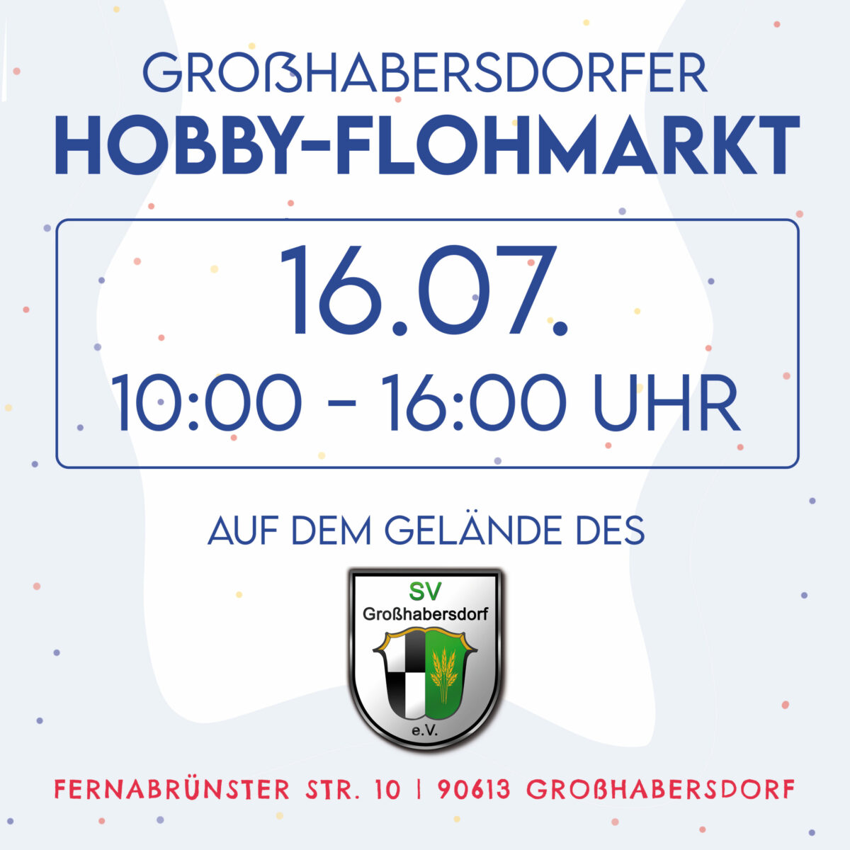 Großhabersdorfer Hobby-Flohmarkt 2023
