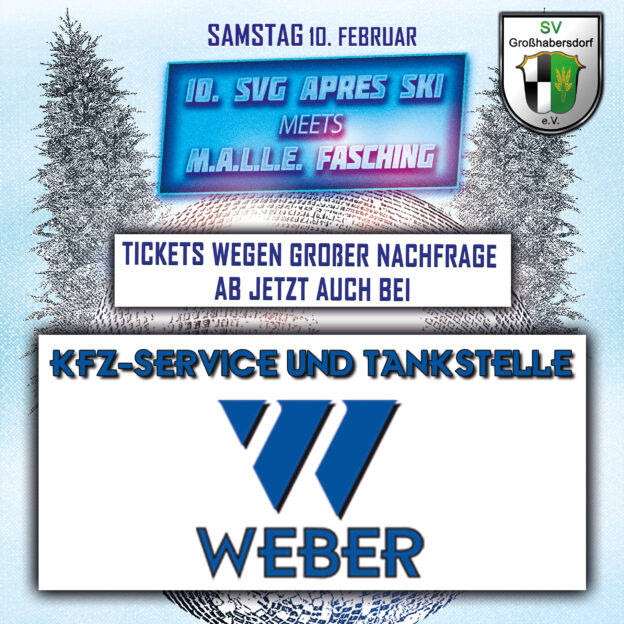 ‼️Faschingstickets bei der Tankstelle Weber‼️