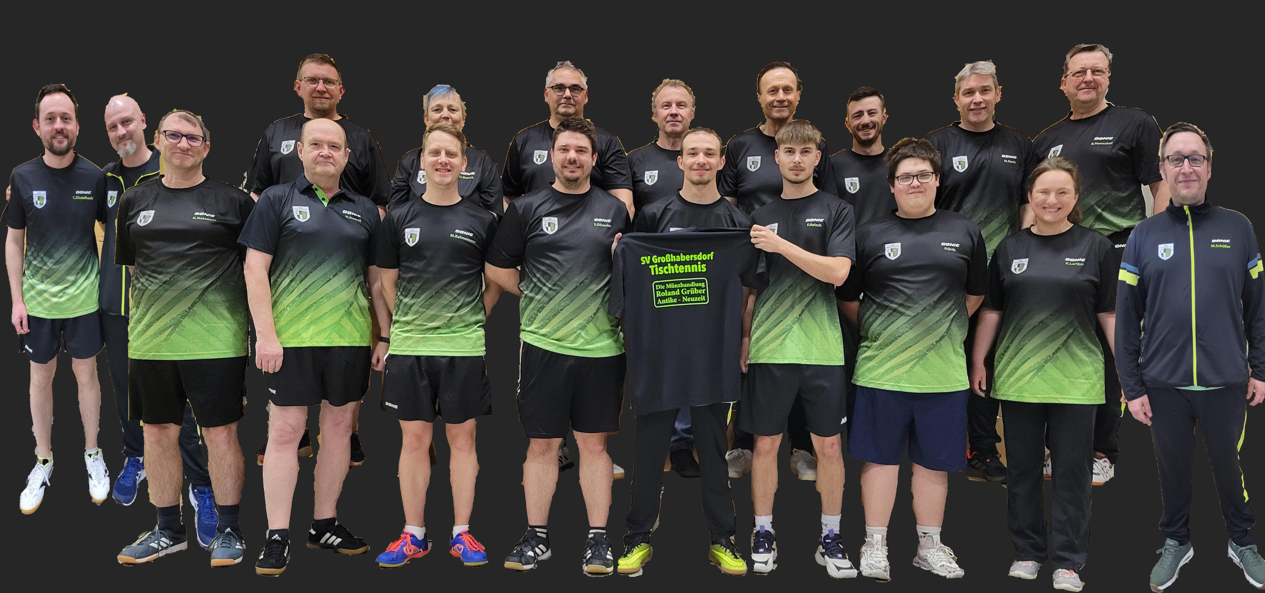 Tischtennis Neue Trikots